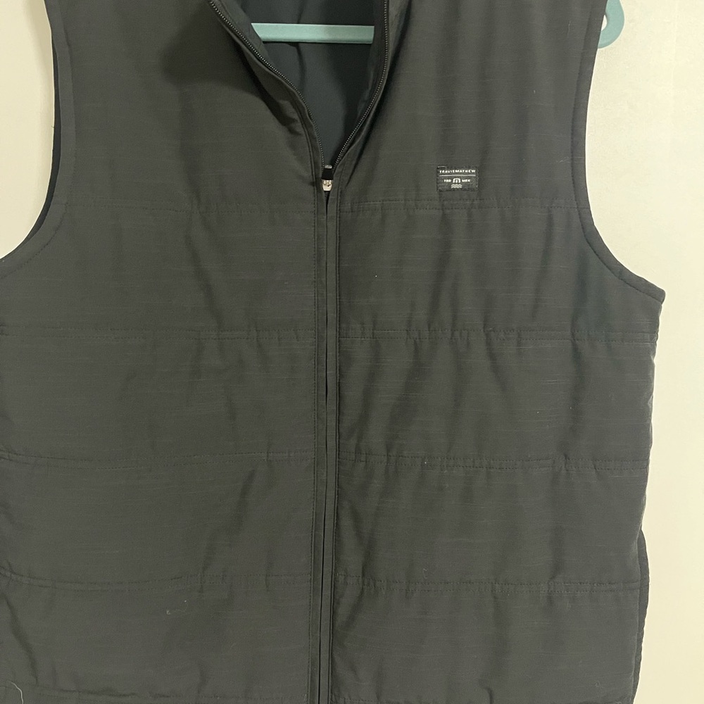 Travis Mathew Charcoal Quilted Vest